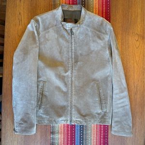Danier Leather Bomber Jacket in Tan